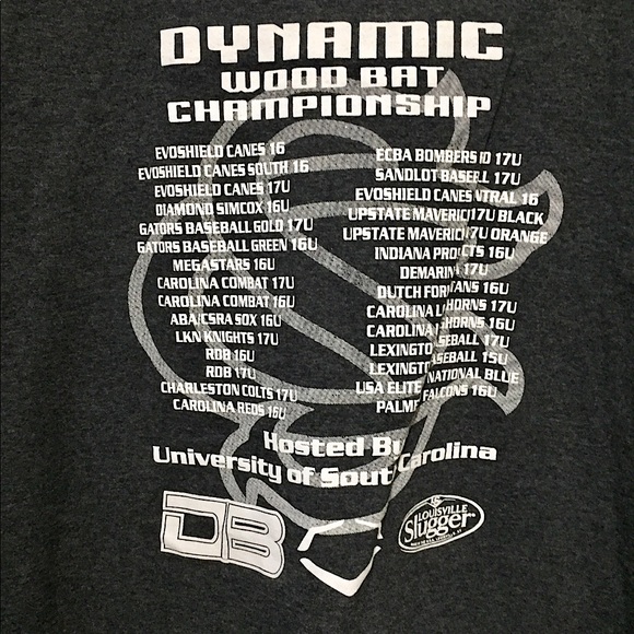 USC Gamecocks Dynamic Wood Bat Championship Tee XL - Picture 5 of 5